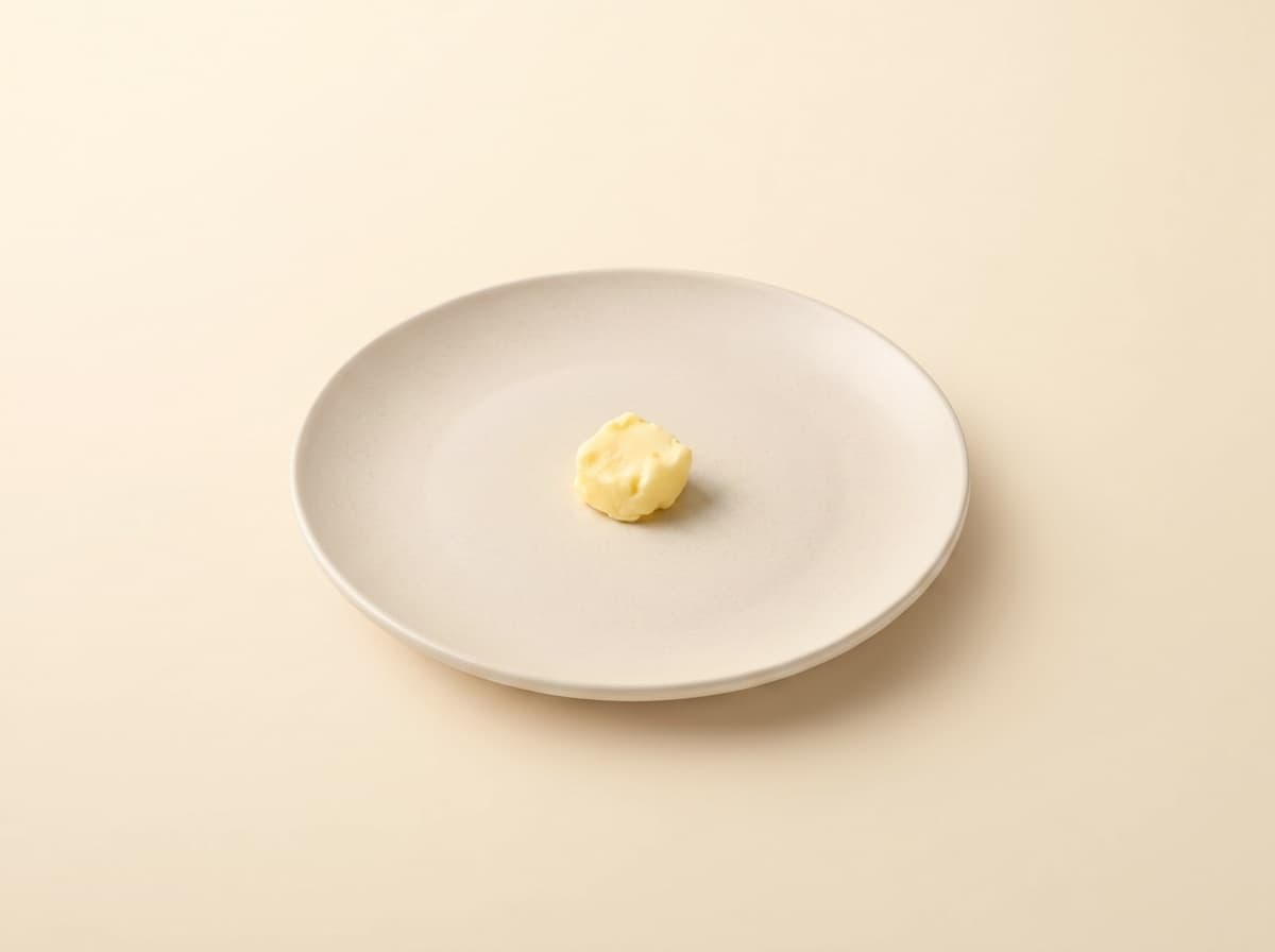 Butter, as this page weighs it.