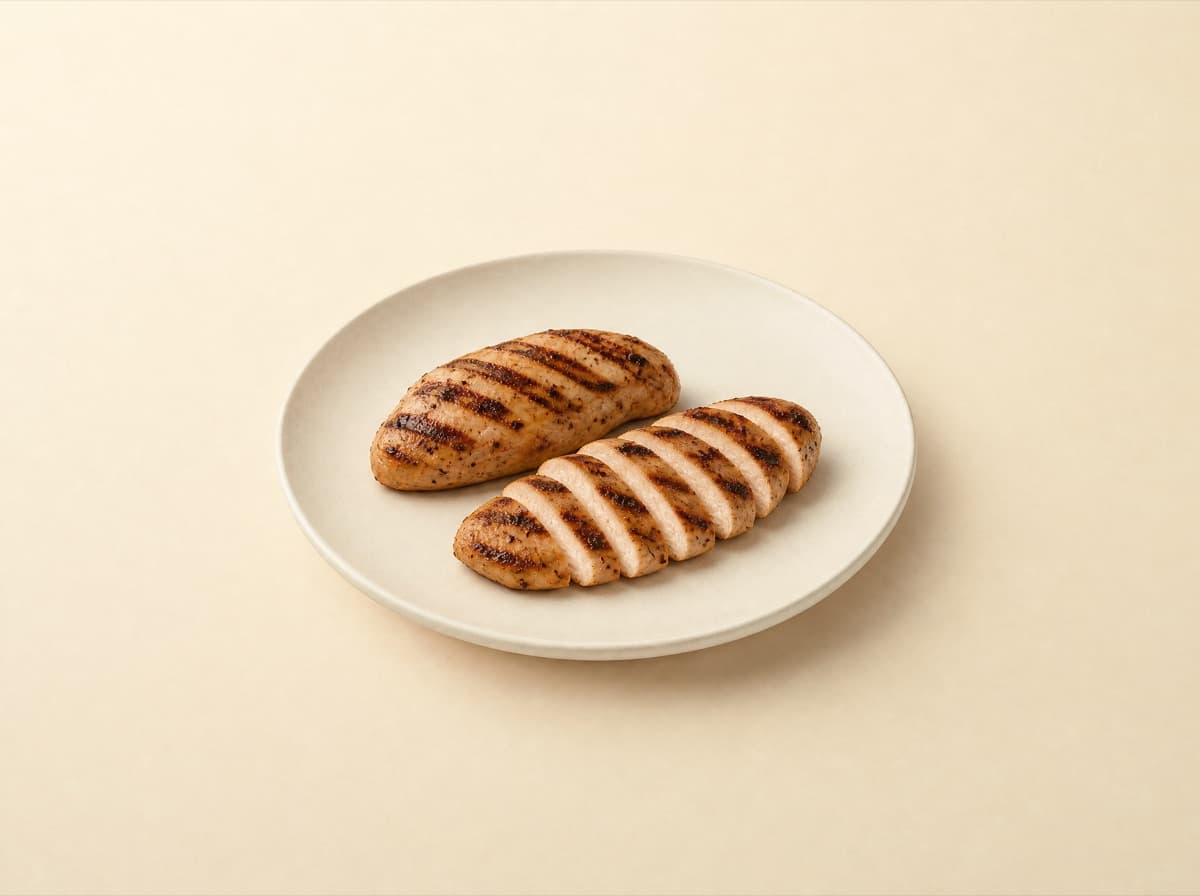 Chicken breast, as this page weighs it.