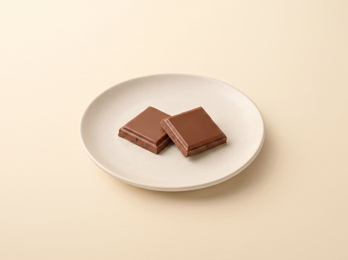 Milk chocolate, as this page weighs it.