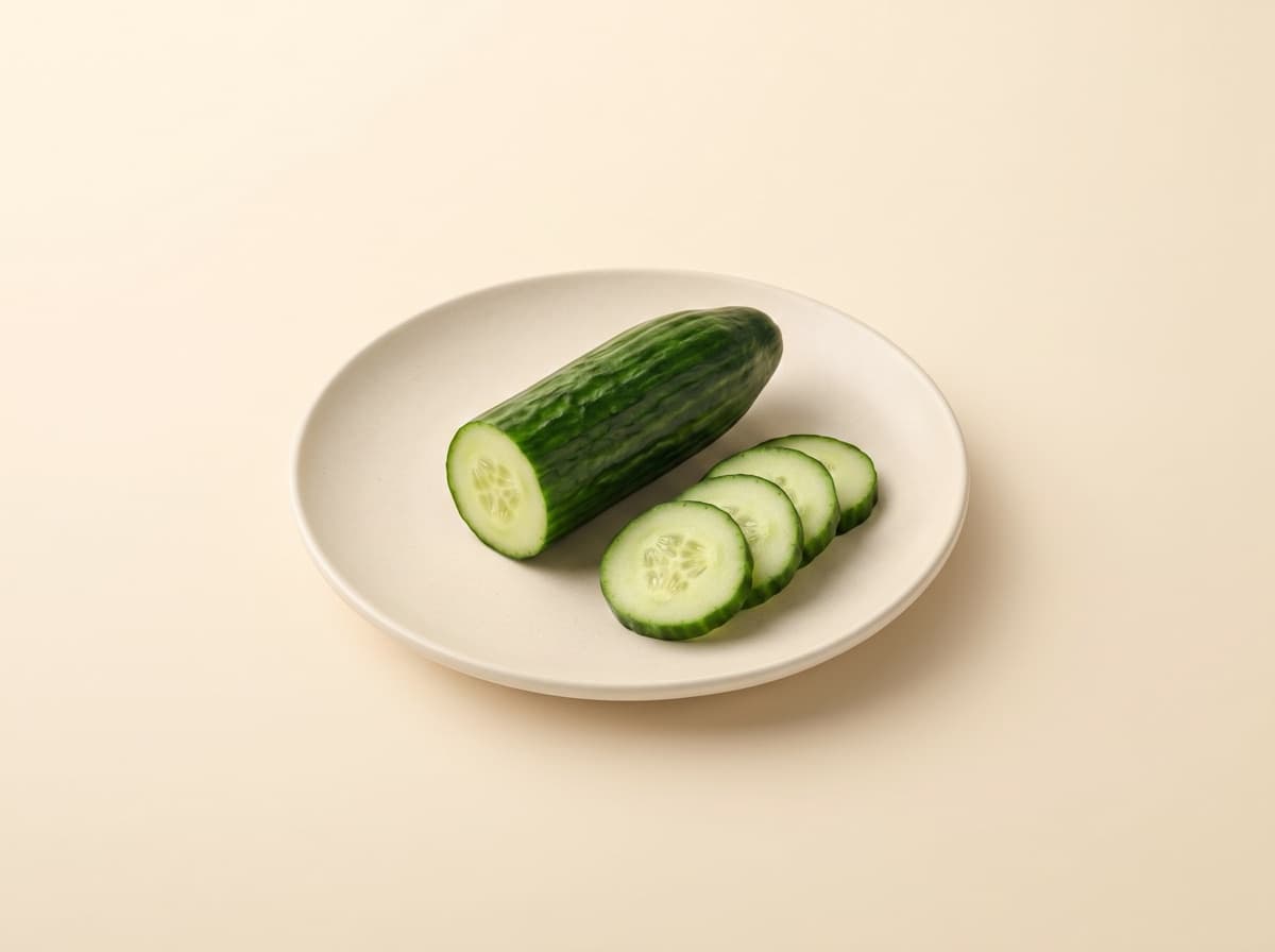 Cucumber, as this page weighs it.