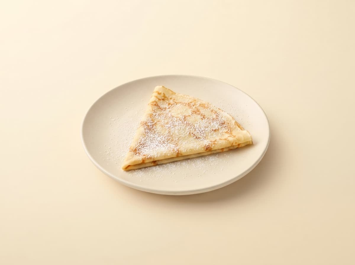 Sugar crepe, as this page weighs it.