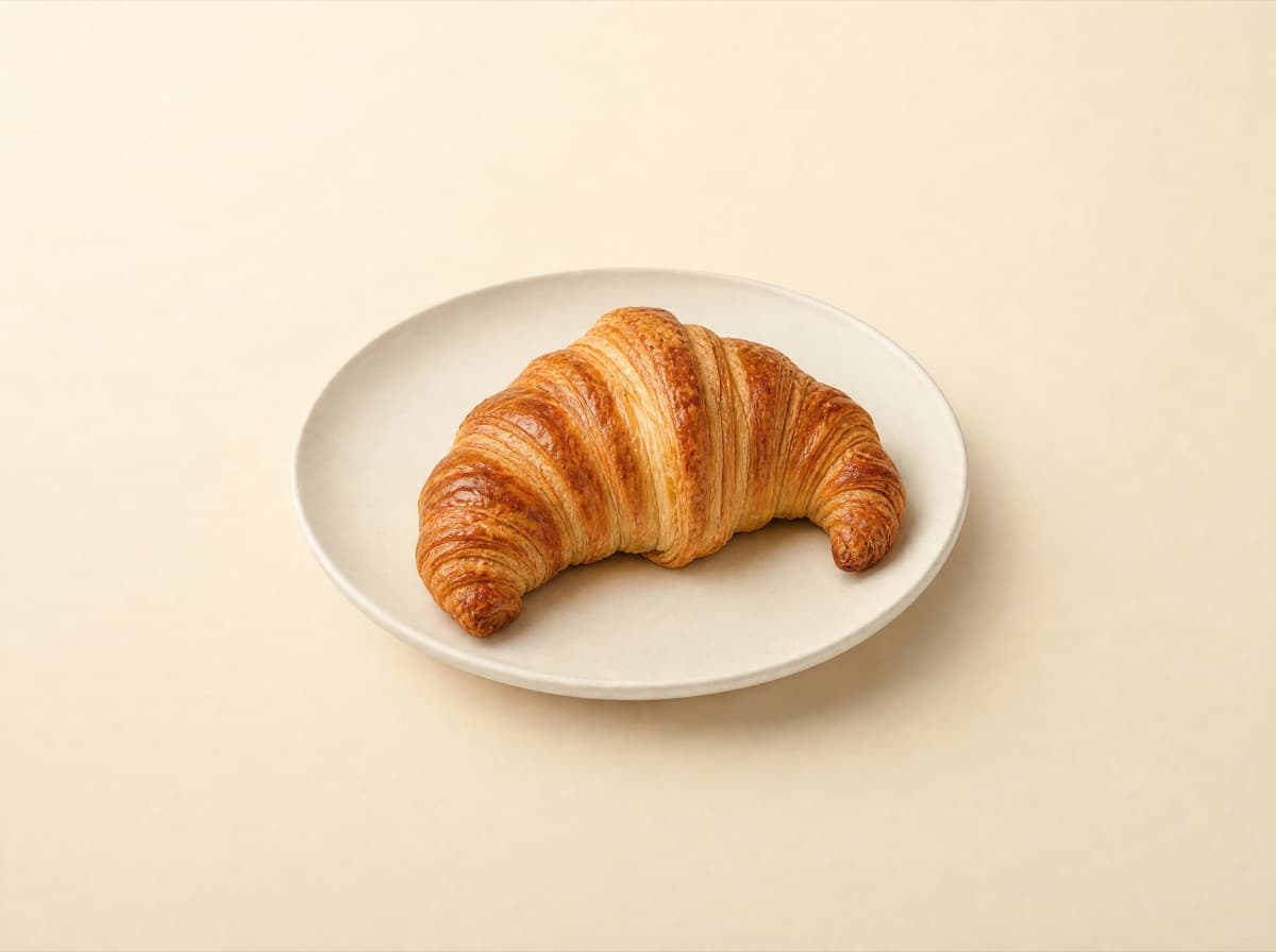 Croissant, as this page weighs it.