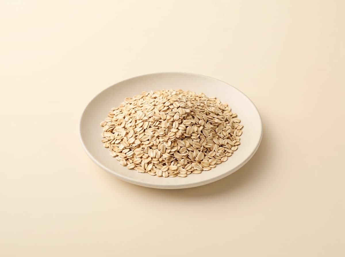 Rolled oats, as this page weighs it.