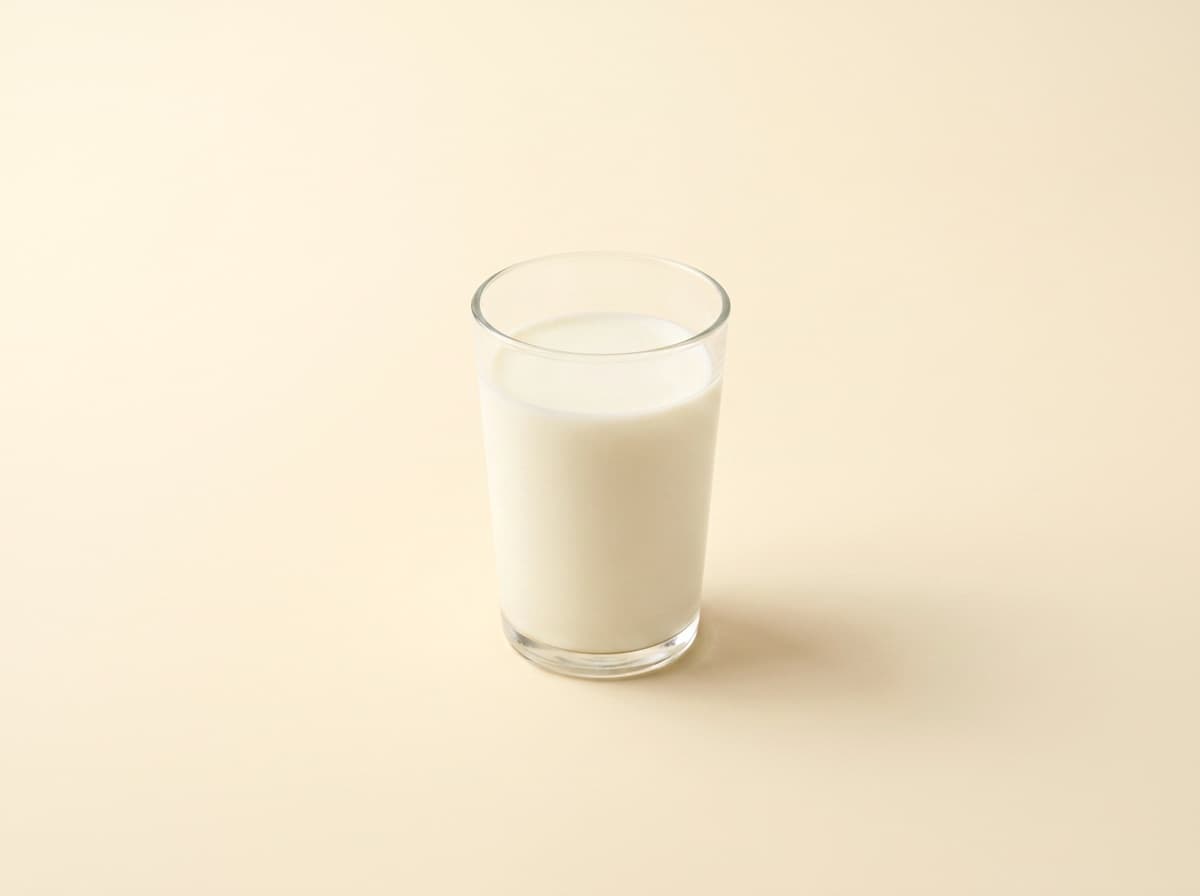 Semi-skimmed milk, as this page weighs it.