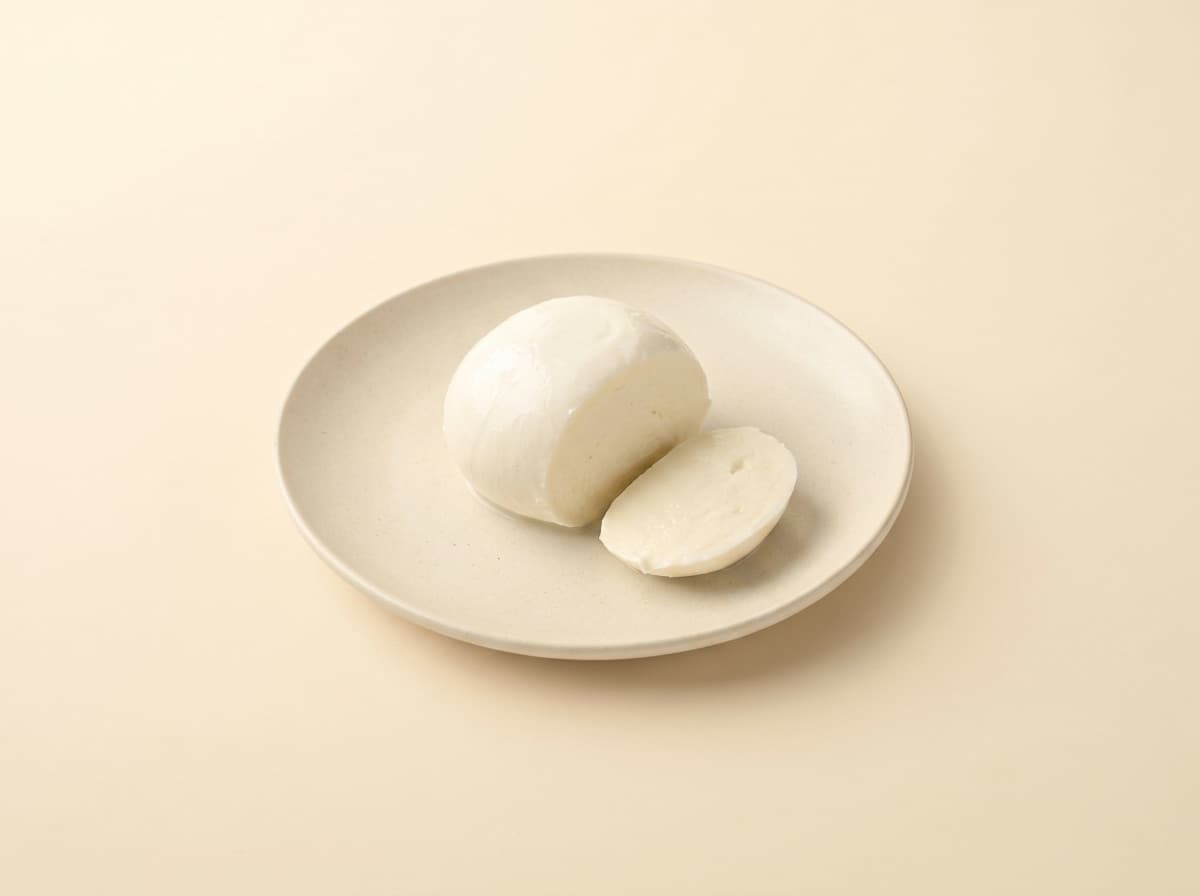 Mozzarella, as this page weighs it.