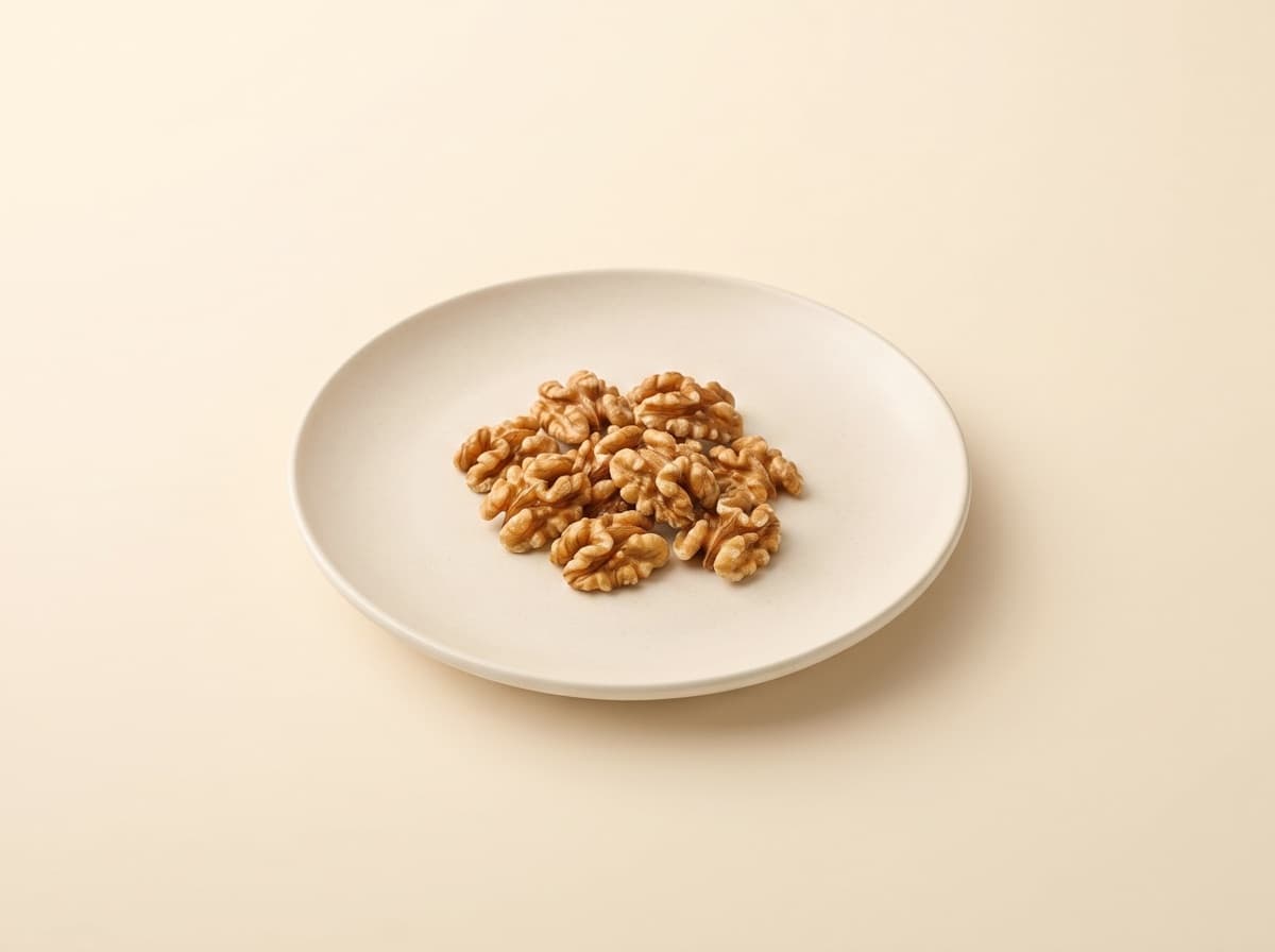 Walnuts, as this page weighs it.