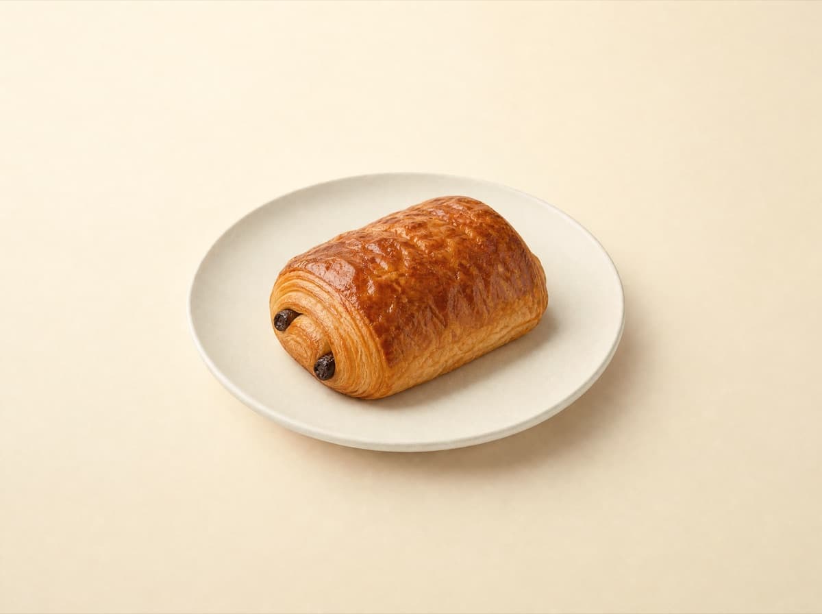 Chocolate croissant, as this page weighs it.
