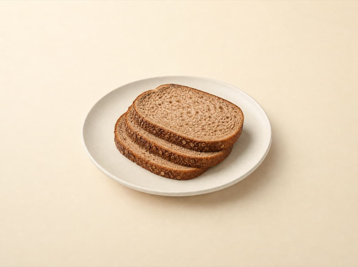 Whole wheat bread, as this page weighs it.