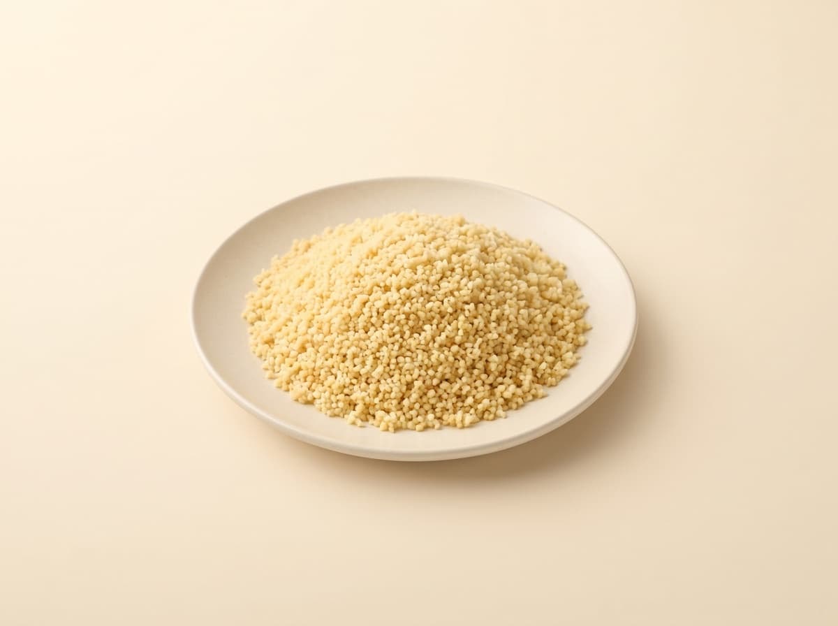 Couscous, as this page weighs it.